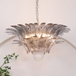 Murano Palmette Transparent Chandelier - Image 2