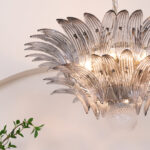 Murano Palmette Transparent Chandelier - Image 20