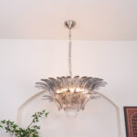 Murano Palmette Transparent Chandelier - Image 7