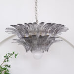 Murano Palmette Transparent Chandelier - Image 3