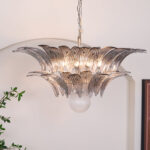 Murano Palmette Transparent Chandelier - Image 4