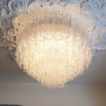 Murano Pink Glass Ceiling Light - Image 7