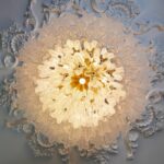 Murano Pink Glass Ceiling Light - Image 9