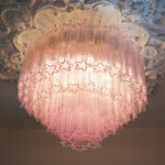 Murano Pink Glass Ceiling Light - Image 6