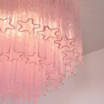 Murano Pink Glass Ceiling Light - Image 13