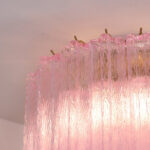 Murano Pink Glass Ceiling Light - Image 14