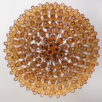 Murano Rhombus Amber Glass Chandelier - Image 12