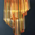 Murano Spiral Prism Glass Chandelier - Image 19