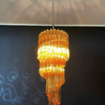 Murano Spiral Prism Glass Chandelier - Image 15