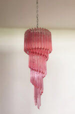 Murano Spiral Prism Glass Chandelier - Image 3