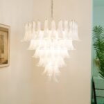 Murano Glass Petals Chandelier - Image 2