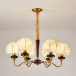 Mushroom Fabric Chandelier - Image 9