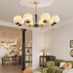 Mushroom Fabric Chandelier - Image 4