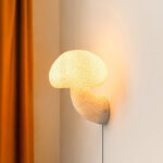 Mushroom Resin Plug-in Wall Lamp - Image 2