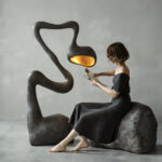 Myrrh Sculpture Floor Lamp - Image 15