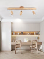 Natural Wood Beam Spotlight Light - Image 9