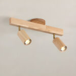 Natural Wood Beam Spotlight Light - Image 18