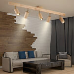 Natural Wood Beam Spotlight Light - Image 3