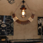 Nautical Industrial Style Wooden Chandelier - Image 12