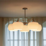 Glass Persimmon Chandelier - Image 2