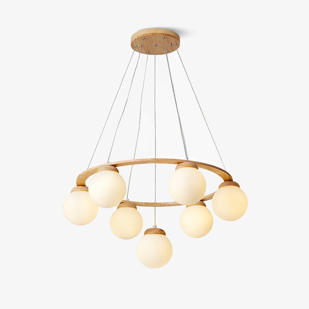 Nuura_Miira_Wood_Chandelier.jpg Miira Wood Chandelier - Image 1
