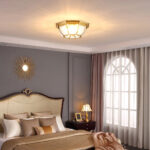 Bowl Shaped Brass Ceiling Lamp - Image 5