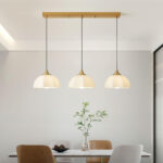 Octagonal Glass Bowl Chandelier - Image 11