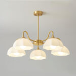 Octagonal Glass Bowl Chandelier - Image 20