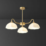 Octagonal Glass Bowl Chandelier - Image 16