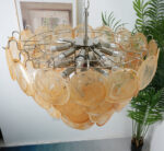 Orange Murano Disc Chandelier - Image 10