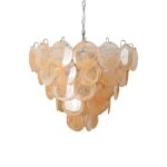Orange Murano Disc Chandelier - Image 19