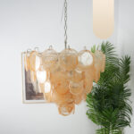 Orange Murano Disc Chandelier - Image 13
