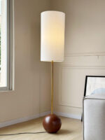 Orbis Wooden Sphere Floor Lamp - Image 10