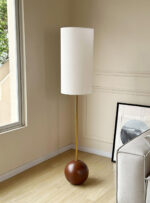 Orbis Wooden Sphere Floor Lamp - Image 6