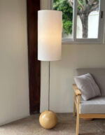 Orbis Wooden Sphere Floor Lamp - Image 8