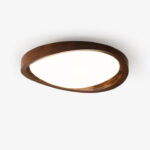 Walnut Curved Edge Ceiling Light - Image 10