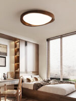 Walnut Curved Edge Ceiling Light - Image 15