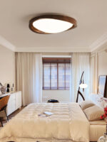 Walnut Curved Edge Ceiling Light - Image 12