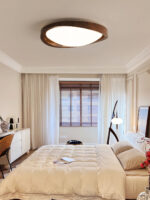 Walnut Curved Edge Ceiling Light - Image 3