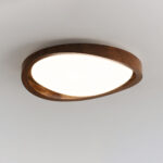 Walnut Curved Edge Ceiling Light - Image 8