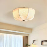 Orchid Fabric Ceiling Lamp - Image 2