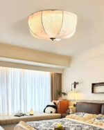 Orchid Fabric Ceiling Lamp - Image 4