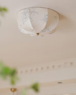 Orchid Fabric Ceiling Lamp - Image 8