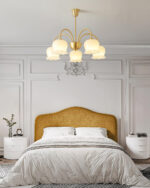 Orchids Brass Chandelier - Image 12