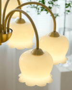 Orchids Brass Chandelier - Image 13