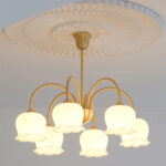 Orchids Brass Chandelier - Image 10
