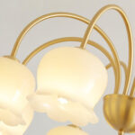 Orchids Brass Chandelier - Image 14