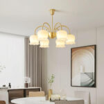 Orchids Brass Chandelier - Image 5