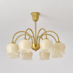Orchids Brass Chandelier - Image 17