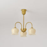 Orchids Brass Chandelier - Image 20